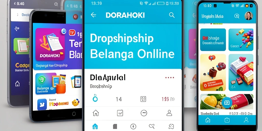 Tampilan antarmuka DORAHOKI yang sederhana dan intuitif.