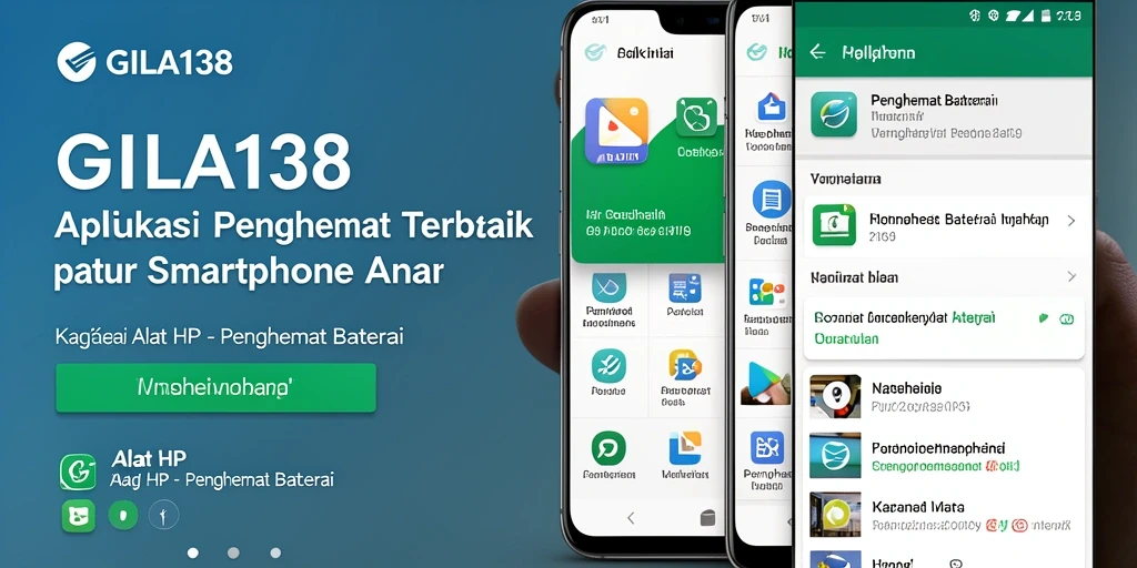 Antarmuka GILA138 yang sederhana untuk menghemat baterai secara efektif.