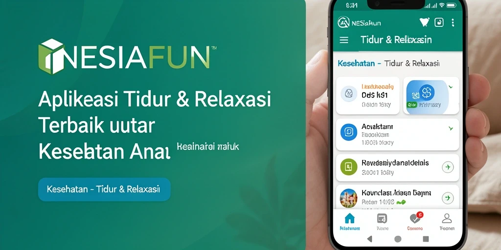 Tampilan antarmuka utama NESIAFUN yang menenangkan dan fungsional.